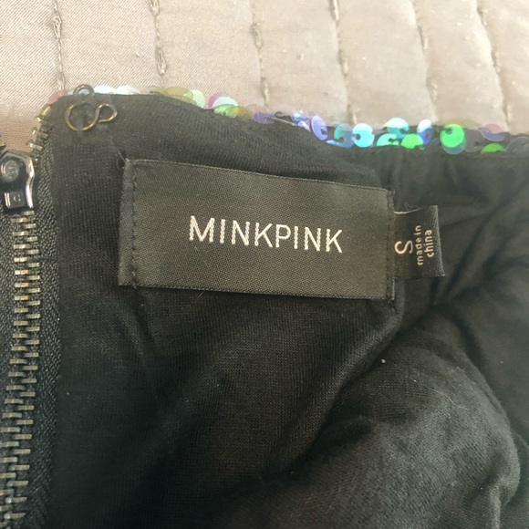 MINKPINK Sequin Mini Skirt - Picture 3 of 4